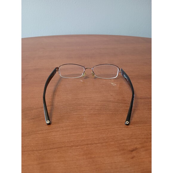 Coach Eyeglasses FRAME ONLY SUZANNA 246 TAN 52-17-135 Brown Metal Half Rim - Picture 4 of 9